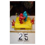 Rockem Sockem Robots Missing One Ringpole