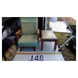 Small Rocking Chair & Footstool