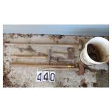 Sledge Hammer, Axe, Bucket  Galvanized Nails