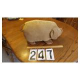 20" Stuffed Pig