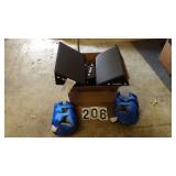 7 Wheelchair Blocks, 2) Ankle Boots