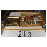 Horse Picture & Horse Clock Picture