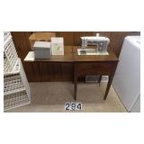 Sears Sewing Machine & Cabinet