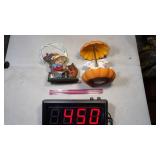 Halloween Lighted Music Box & Figurine