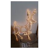 45" X 32" Lighted Reindeer