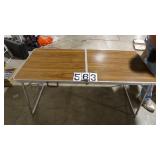 63" Metal Folding Table