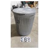 31 Gal Metal Trash Can