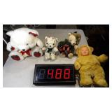 3) Stuffed Bears & Anne Geddes Doll
