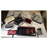 Clock Radios, Alarm Clocks Etc