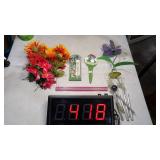 Wind Chime, Artificial Flowers,Garden Spike