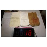 2) Bank Bags & Peanut Bag