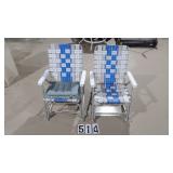 2) Rocking Lawn Chairs