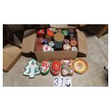 Box Of Tins & Christmas Storage Containers
