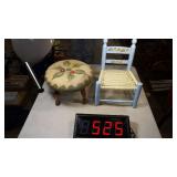 Doll Chair & Small Footstool