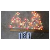 Lighted 3 Piece Nativity Set 30"W X 18"T
