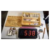 Belt Buckles, Racing Cards, Keychains, +