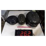 Granite Roasters W/Lids