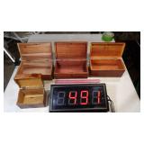3) Lane Mini Hope Chests & Recipe Box