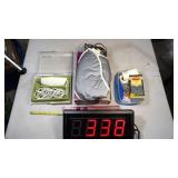 Electric Scissors, Heat Cap & Sewing Items