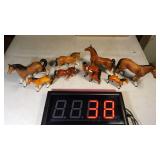 Horse  Figurines Mostly Porcelain
