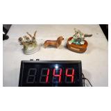 Towle Music Box, Figurines, Some Damage