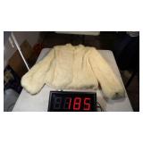 Genuine Rabbit Hair Coat Med