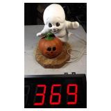 Halloween Ghost & Pumpkin Lighted