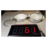 Pyrex (Made In England) Blue Iris