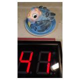 Vintage George Z Lefton Bluebird Butter Dish