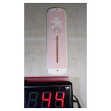 John Deere Thermometer 17" X 5"