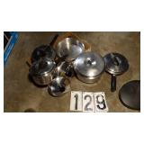 Echo Ware 2) Skillets, 2) Sauce Pans, +