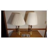 2 Brass Lamps