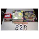 Server Bowl & Platter, Etched Rose Bowl