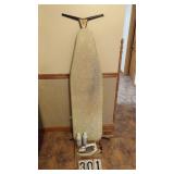 Ironing Board W/Black & Decker Iron & Starch