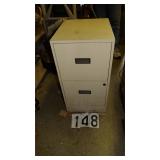 2 Drawer Metal File Cabinet