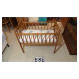 Vintage Bassinet W/Mattress