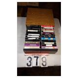 24 VHS Tapes W/Case