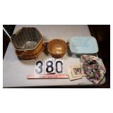 1998 Longaberger Basket, 1988 Basket +