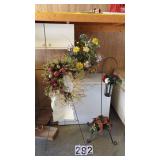 Floral Arrangment,Lantern, Wreath