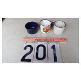 3) Enamel Cups