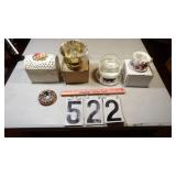 Brass Planter,  Votive Candle Holder +