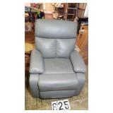 Blue/Grey Swivel Rocker Recliner