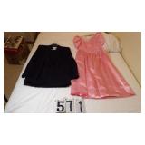 Pink 9/10 Party Dress, Worthington Size 14 +