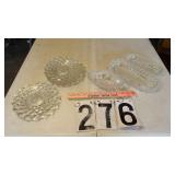 Fostorie Plates & Relish Dishes & Other