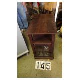 1) Glass Door End Table