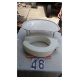 Raised Toilet Seat & Lap Tray