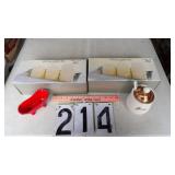 Royal Limited Silver Tray W/Ivory Candles