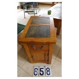 End Table Cabinet W/ Drawer& Door +