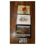 Needlepoint Picture, 3D Lenticular Floral Print