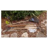 Hand Cultivator, Garden & Leaf Rakes